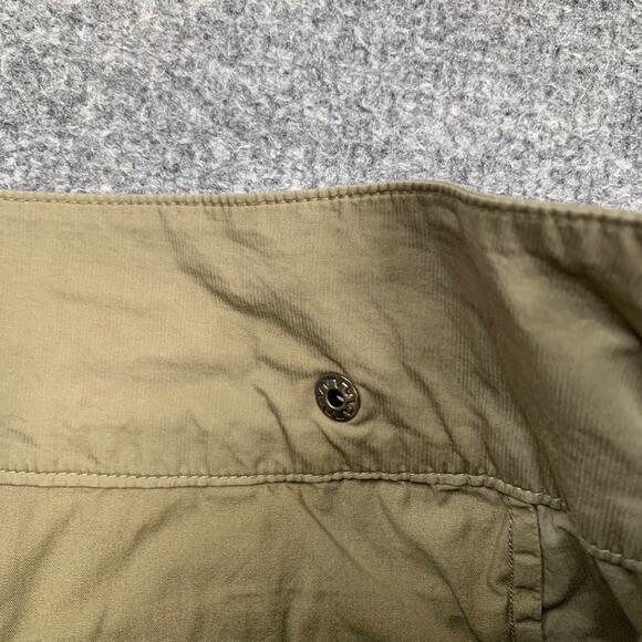 Frame Pants Women 12 Mushroom Cotton Blend Twill Casual Pleated Pockets Tapered - Picture 5 of 13